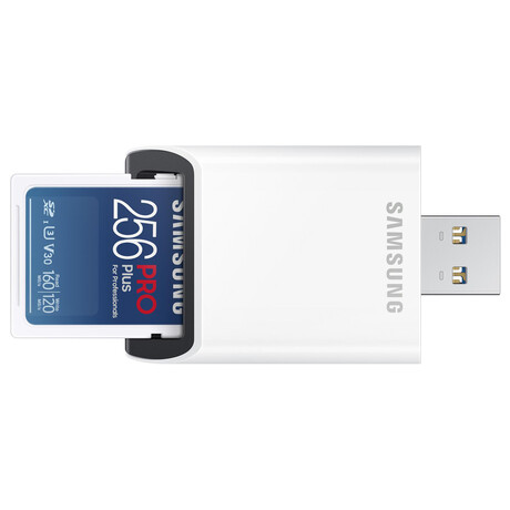 Samsung PRO Plus / SDXC / 256GB / 160MBps / UHS-I U3 / Class 10/+ Adaptr (MB-SD256KB/WW)