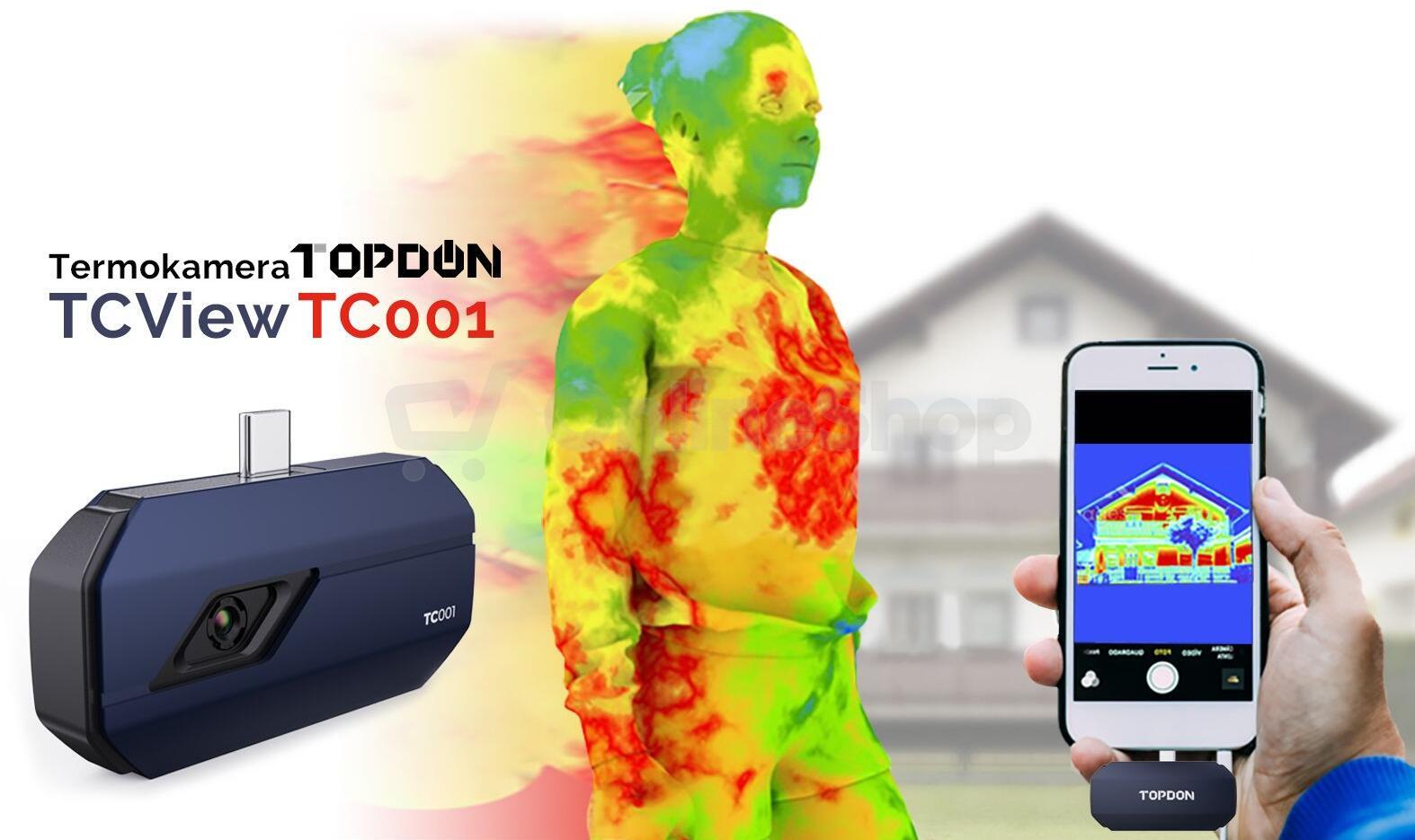 Viking TOPDON termokamera TCView TC001, konektor USB-C (TCVIEW01)