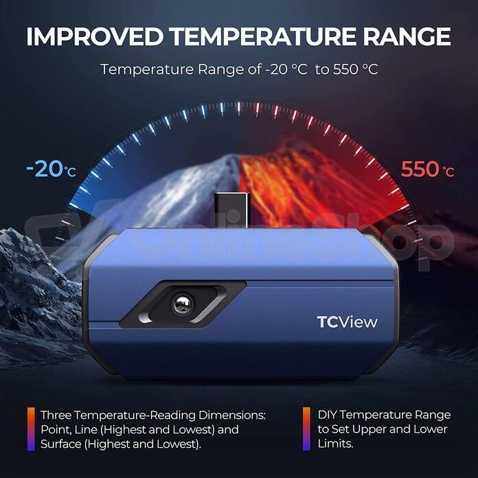 Viking TOPDON termokamera TCView TC001, konektor USB-C (TCVIEW01)