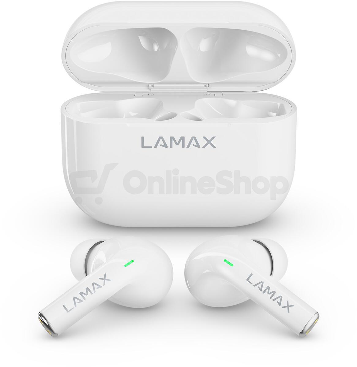 Bezdrátová sluchátka LAMAX Clips1, bílá