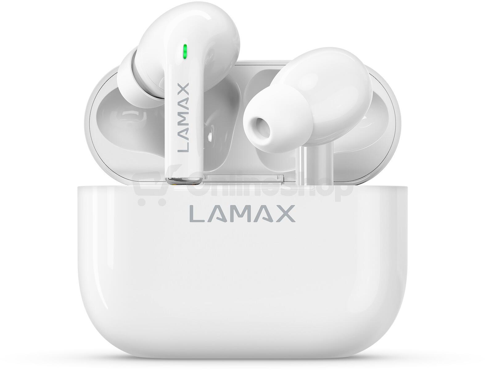 Bezdrátová sluchátka LAMAX Clips1, bílá