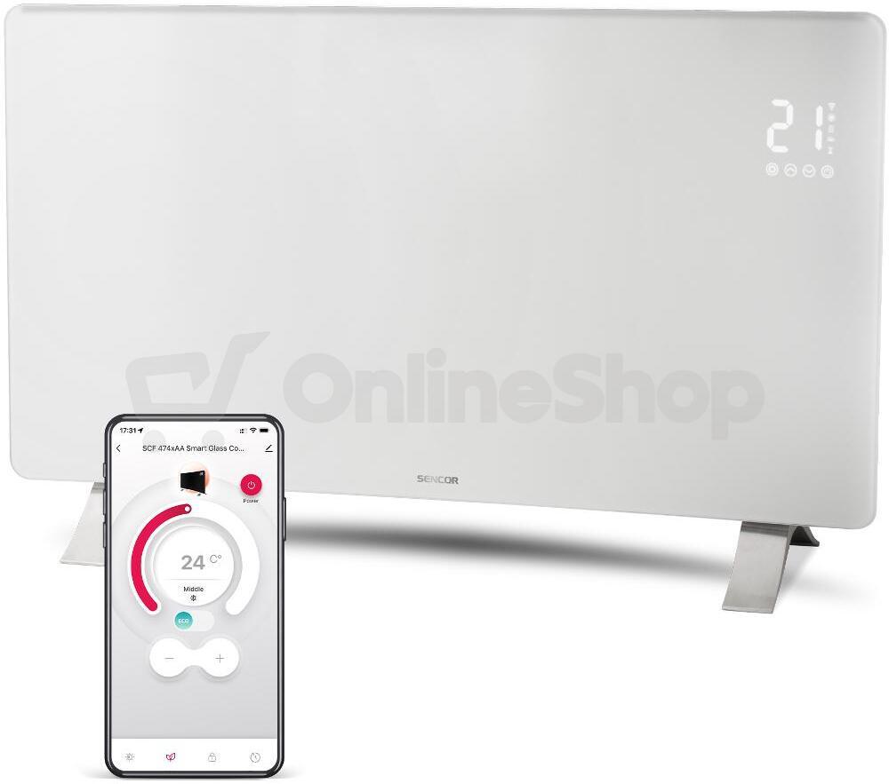 Tepelný konvektor Sencor SCF 4740WH