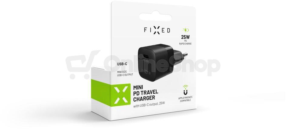 Fixed nabíječka 25W FIXC25M-C-BK
