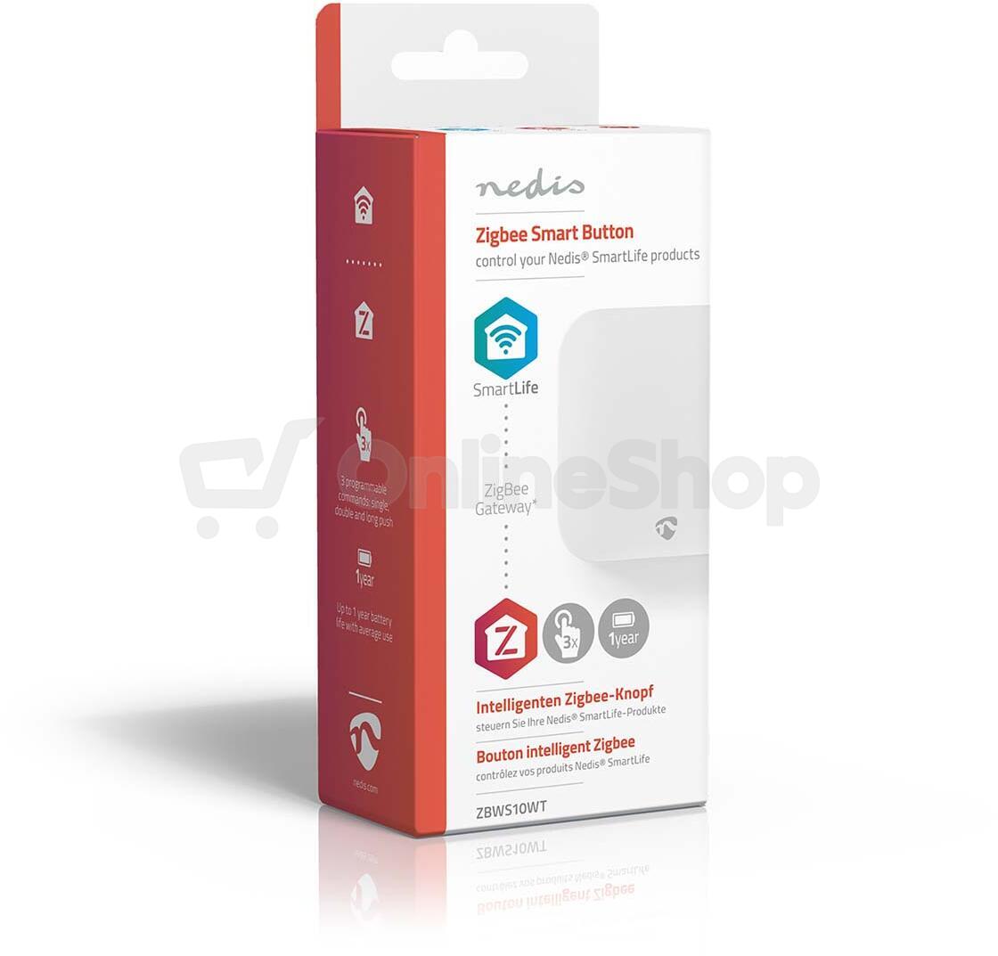 SmartLife nástěnný vypínač NEDIS ZBWS10WT
