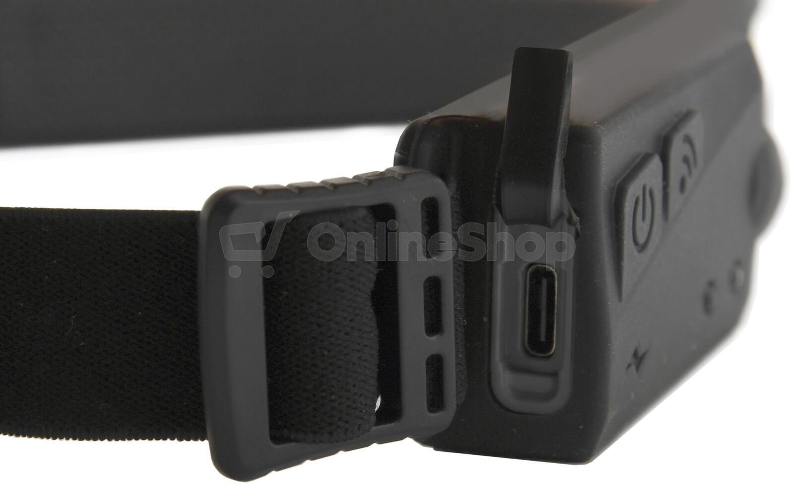 LED čelovka Cattara STRIP SENSOR 350lm nabíjecí
