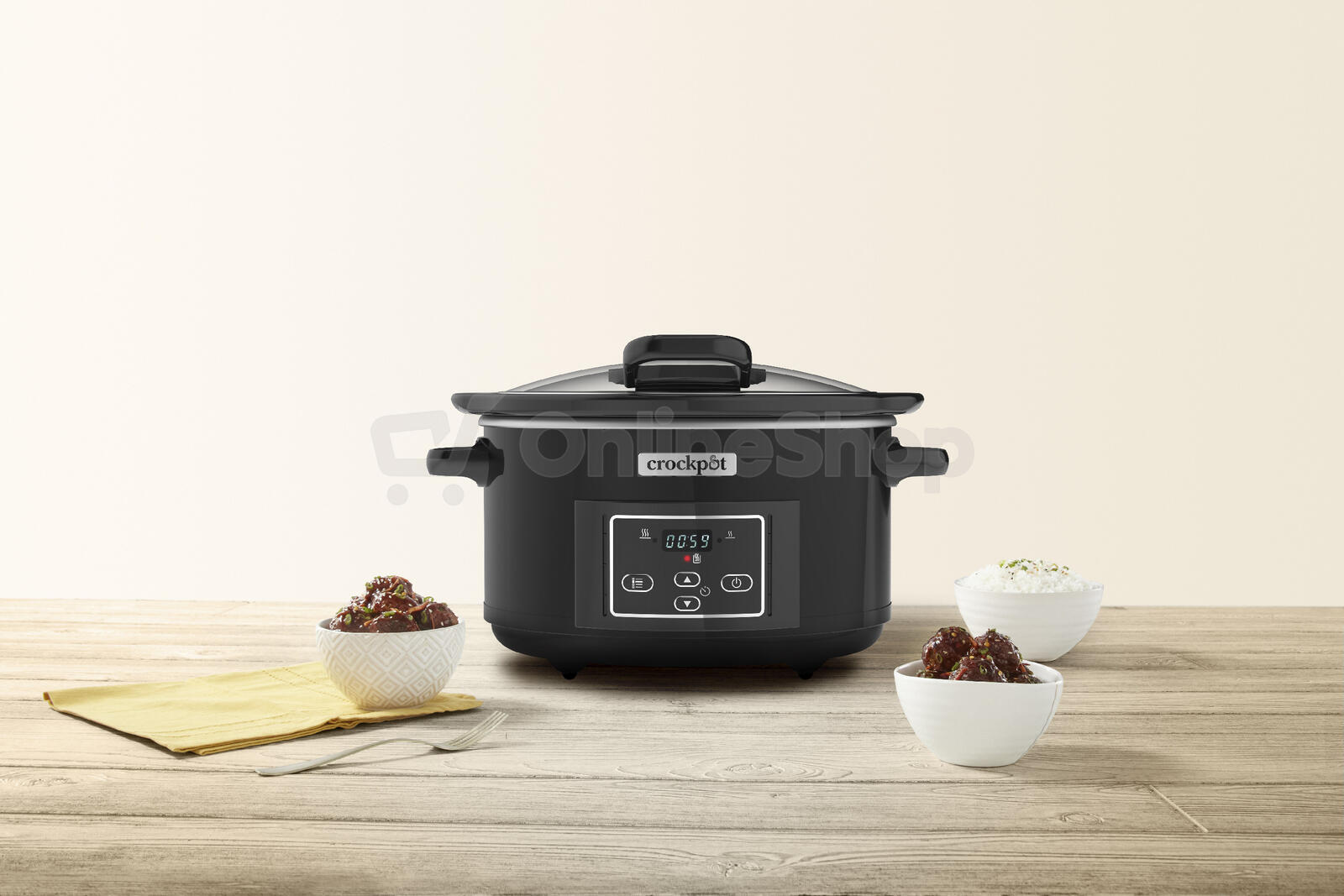 Pomalý hrnec CrockPot CSC052X, 4,7 l, černý