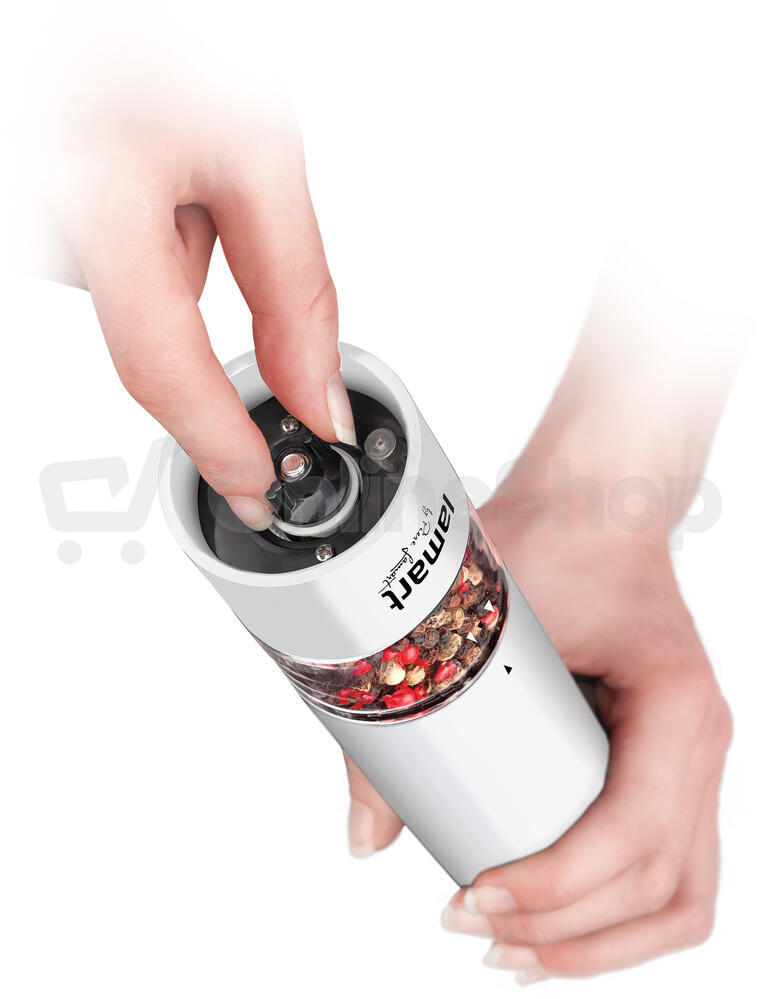 SET Elektrický mlýnek Lamart Ruber LT7062 bílý, 2ks