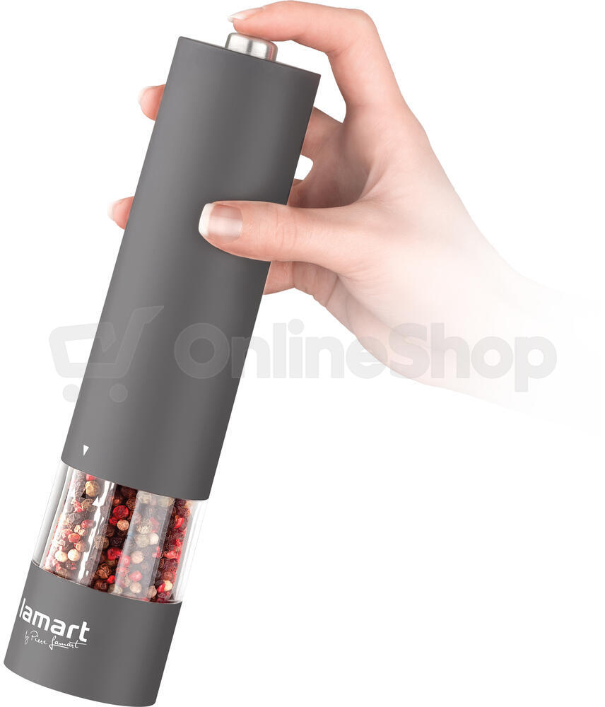 SET Elektrický mlýnek Ruber Lamart LT7061 šedý, 2ks