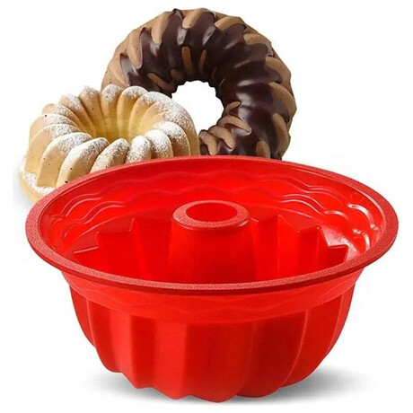 BANQUET Forma na bbovku silikonov CULINARIA Red 24 x 24 x 10 cm (31260413)