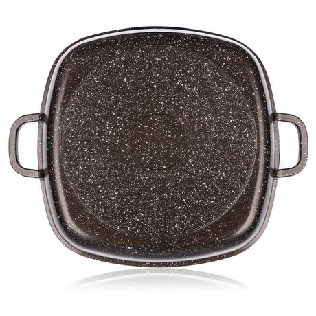 BANQUET Pek s nepilnavm povrchem PREMIUM Dark Brown 28x28x8 cm, s poklic s aroma knobem (40055435)