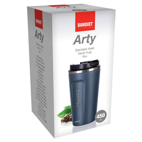 BANQUET Termohrnek cestovn ARTY 450 ml, modr (48788565)