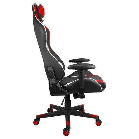 C-Tech PHOBOS V2, pro gaming, černo-bílo-červené (foto 2)
