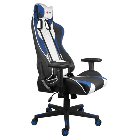 C-Tech PHOBOS V2, pro gaming, černo-bílo-modré (foto 1)