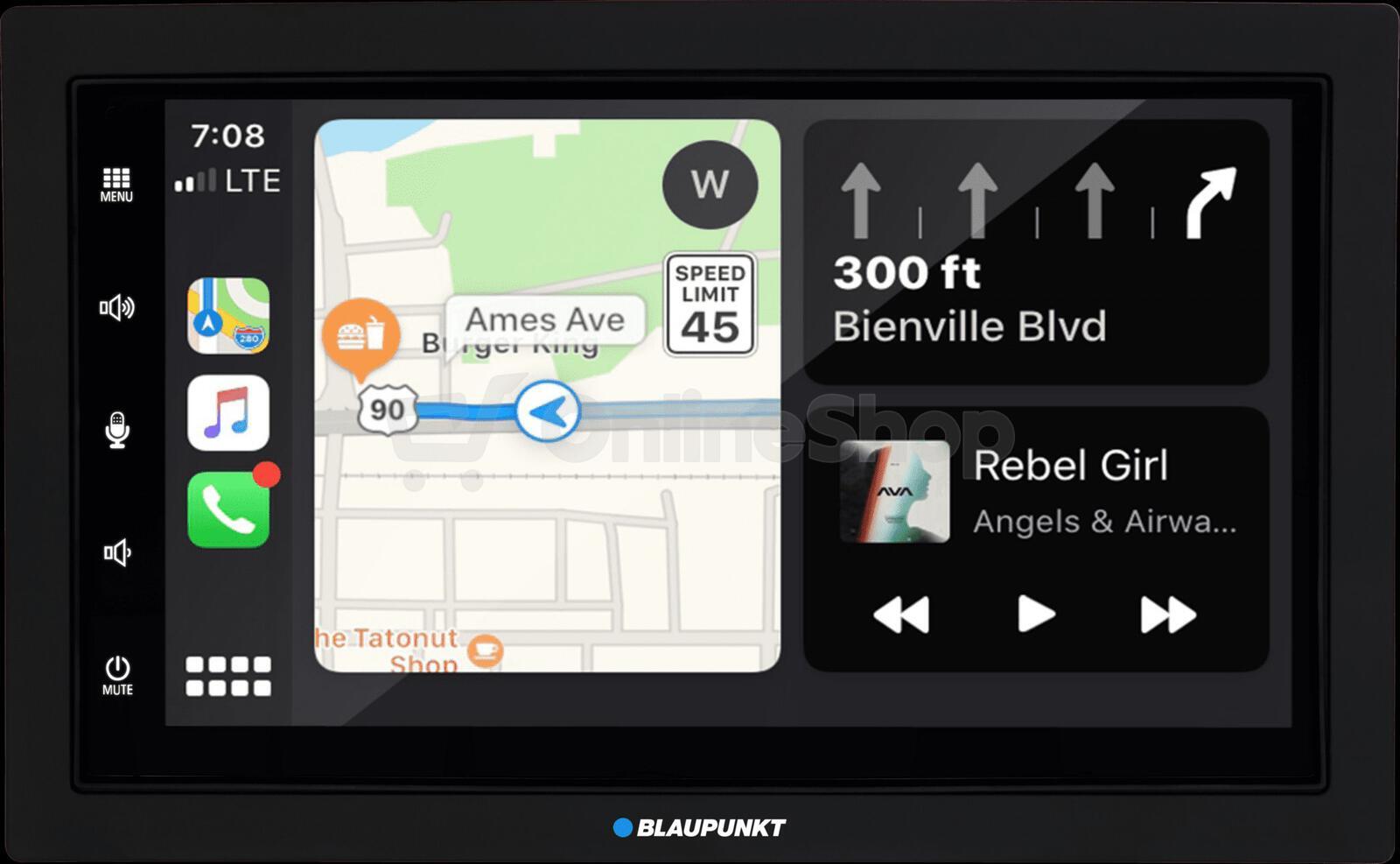 Autorádio BLAUPUNKT Rotterdam 600 DAB BT, Apple CarPlay, Android Auto, 2DIN