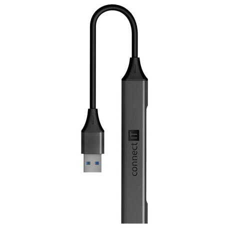 CONNECT IT USB-A hub, (1xUSB-A 3.0, 3xUSB-A 2.0), extern, ANTRACITOV (CHU-4050-AN)