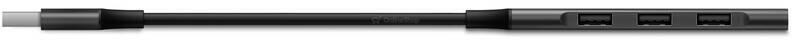 CONNECT IT USB-A hub, (1xUSB-A 3.0, 3xUSB-A 2.0), externí, ANTRACITOVÝ (CHU-4050-AN)