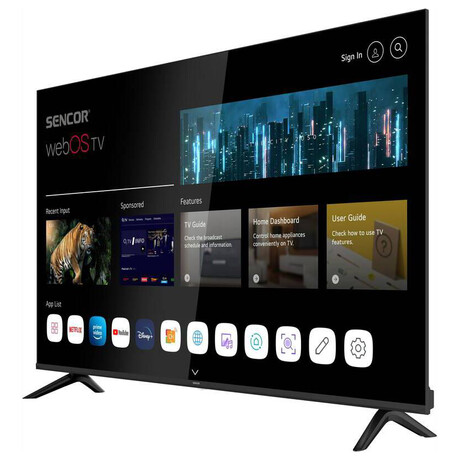 LED televize Sencor SLE 55US801TCSB