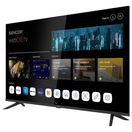 LED televize Sencor SLE 43FS801TCSB