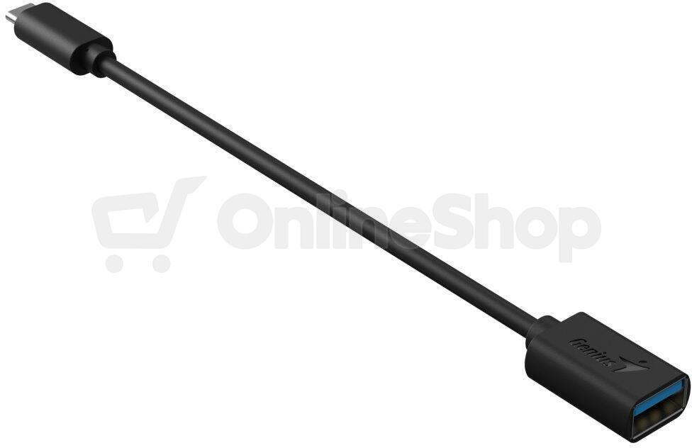 GENIUS ACC-C2AC redukce z USB-C na USB-A, černá (32590003400)