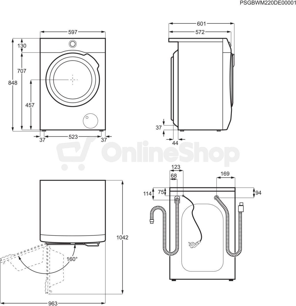 Pračka AEG AbsoluteCare® LFR93846UC