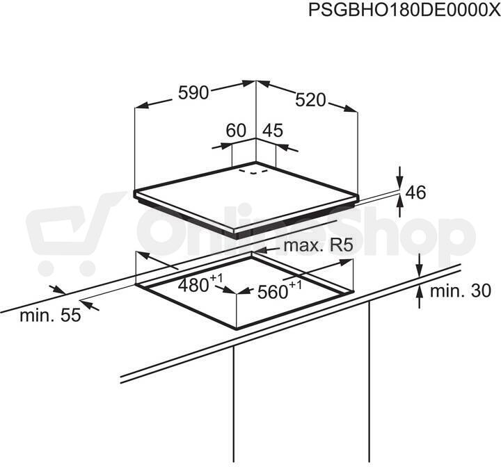 Plynová deska Electrolux KGG643753K