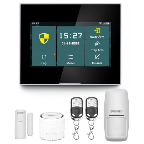 EVOLVEO Alarmex Pro, chytr bezdrtov Wi-Fi/GSM alarm (ALM304PRO)