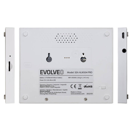 EVOLVEO Alarmex Pro, chytr bezdrtov Wi-Fi/GSM alarm (ALM304PRO)