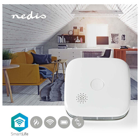 SmartLife Detektor Koue NEDIS WIFIDS20WT