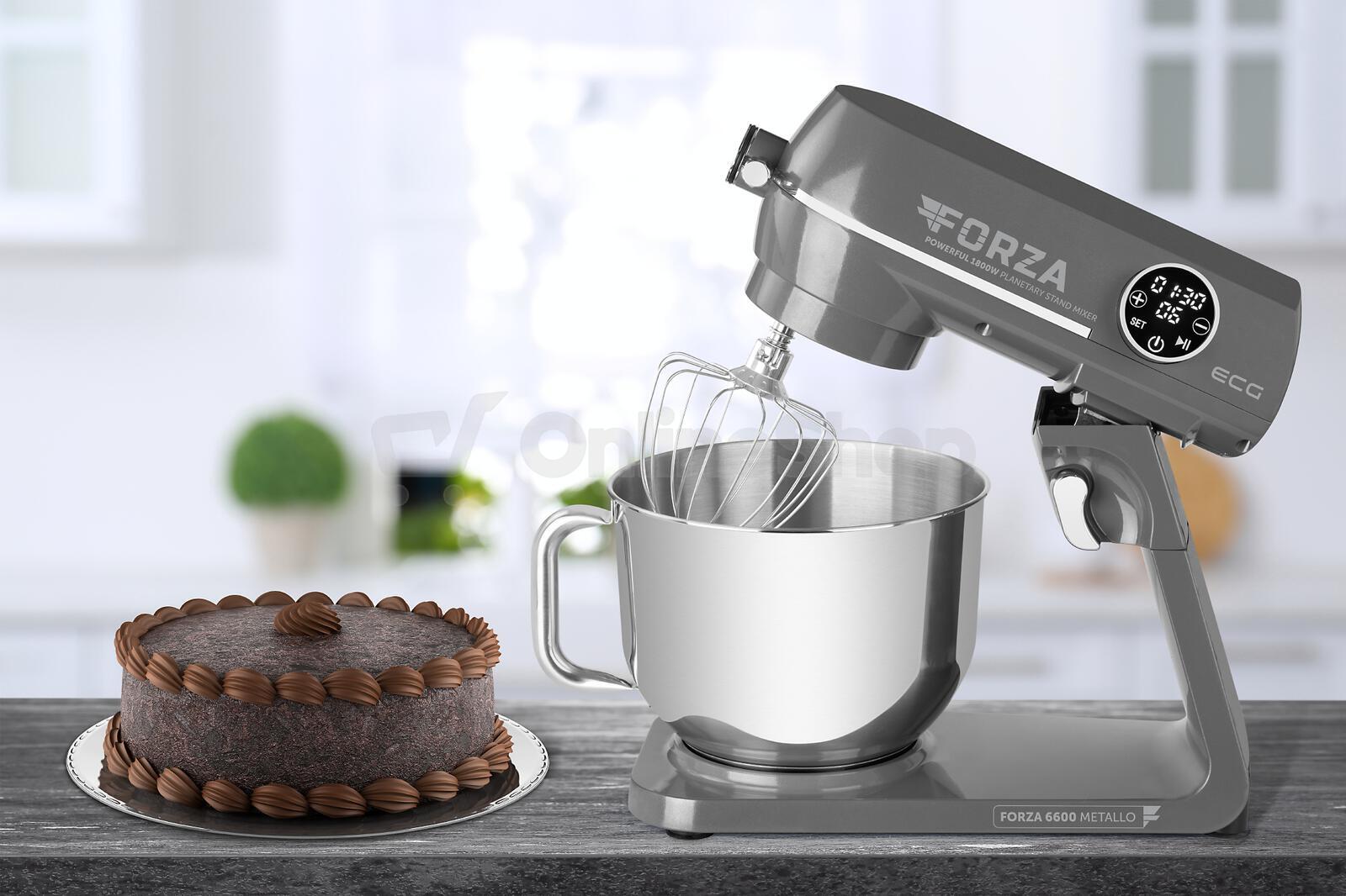 Kuchyňský robot ECG FORZA 6600 Metallo Scuro