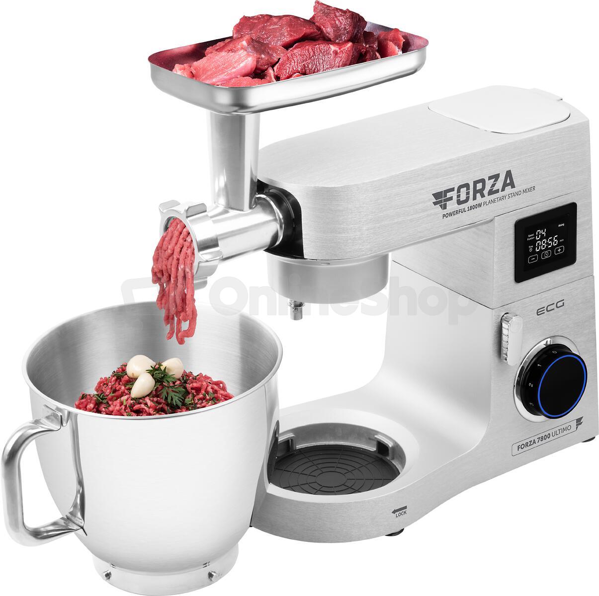 Kuchyňský robot ECG FORZA 7800 Ultimo Argento