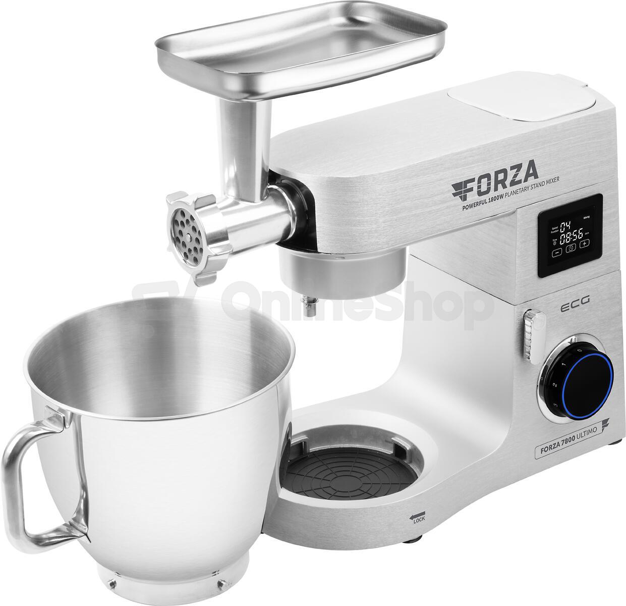 Kuchyňský robot ECG FORZA 7800 Ultimo Argento