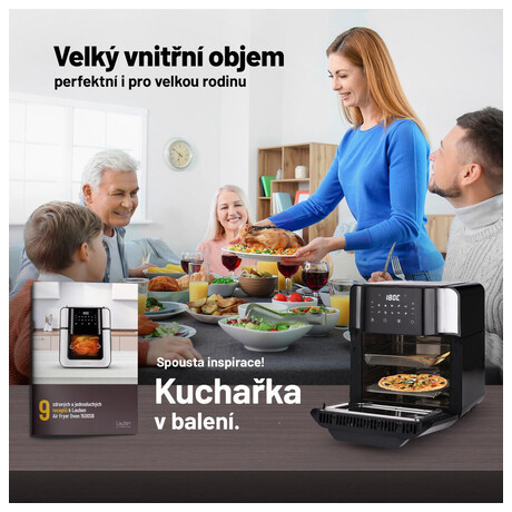 Lauben Air Fryer Oven 1500SB, rozbaleno (foto 21)