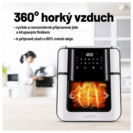 Lauben Air Fryer Oven 1500SB, rozbaleno (foto 19)