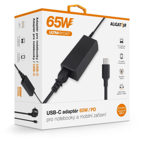 Chytr USB-C adaptr ALIGATOR Power Delivery 65W