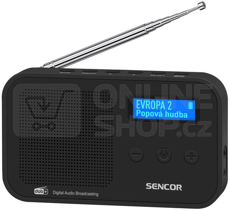 Digitální Rádio Sencor SRD 7200 B DAB+ | OnlineShop.cz