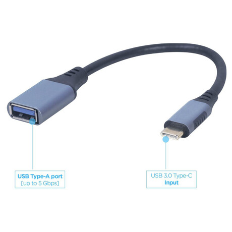 Gembird USB-C/USB-A OTG adaptér (foto 1)