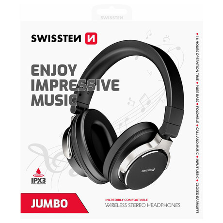 BLUETOOTH STEREO SLUCHTKA SWISSTEN JUMBO ERN