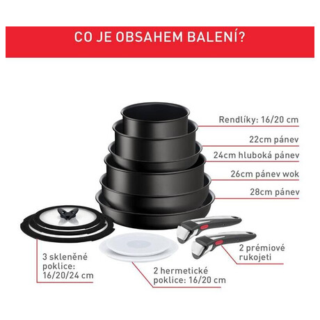 Sada ndob Tefal L7639002