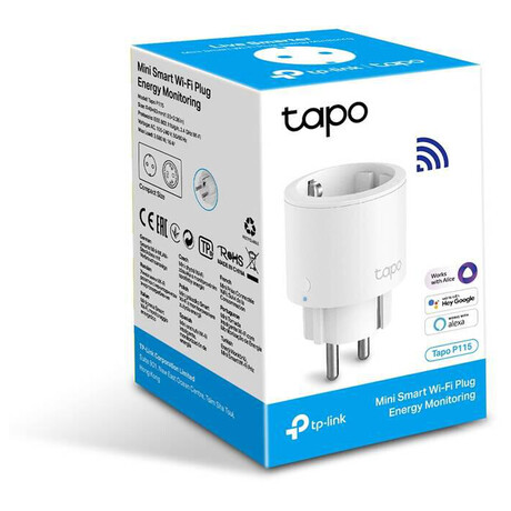 TP-Link Tapo P115 - Mini Smart Wi-Fi zsuvka - Nmeck zsuvka (typ F) (Tapo P115(EU)_old)