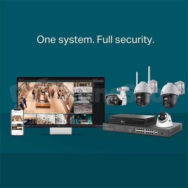 TP-Link VIGI C540(4mm), 4MP, PTZ, PoE, IR 30m, Micro SD card