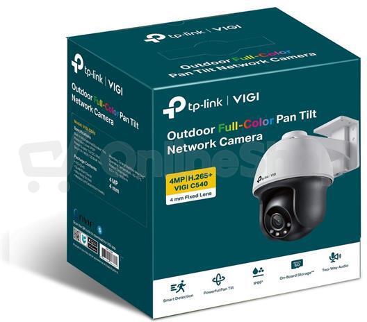 TP-Link VIGI C540(4mm), 4MP, PTZ, PoE, IR 30m, Micro SD card
