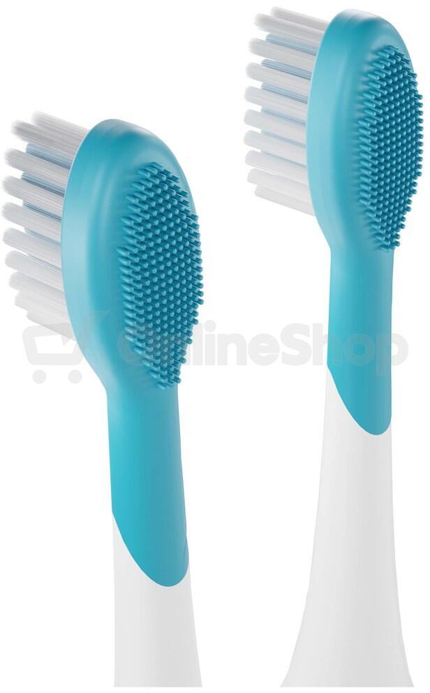 Náhradní hlava ke kartáčku Sencor SOX 105 Sensitive modrá/bílá
