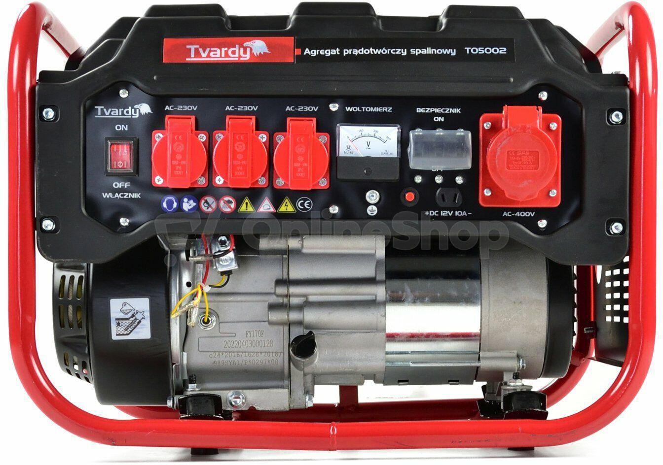 Elektrocentrála TVARDY 7 HP/2,8 kW AVR