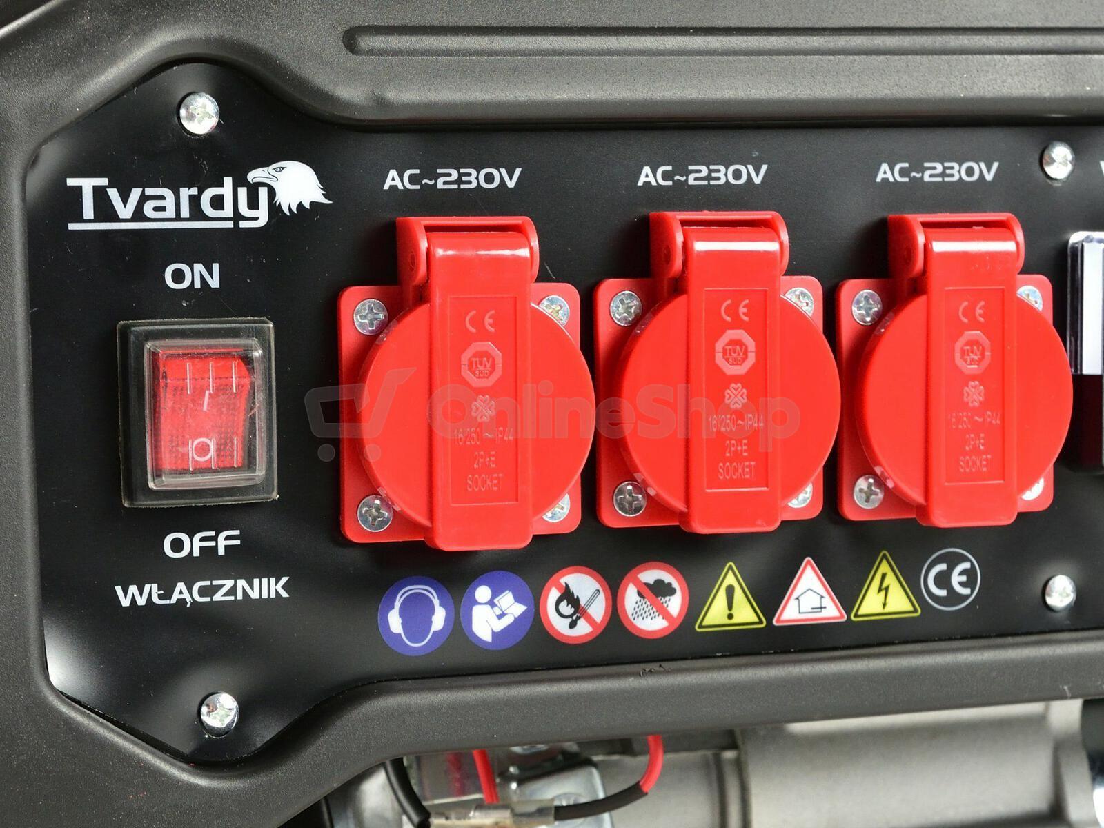 Elektrocentrála TVARDY 7 HP/2,8 kW AVR