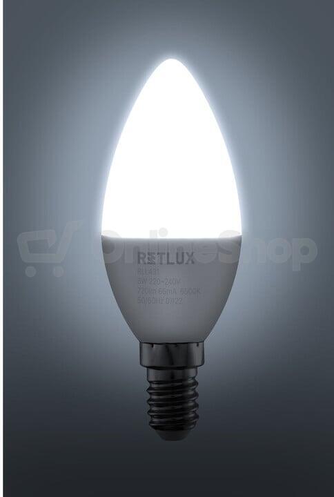 LED žárovka candle Retlux RLL 431