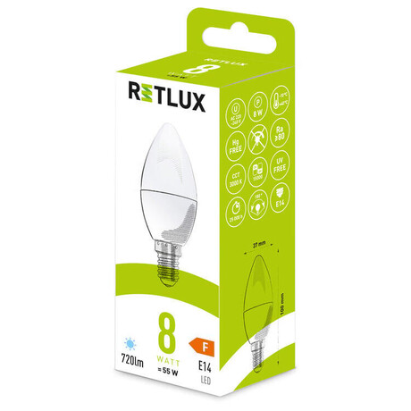 LED rovka candle Retlux RLL 431