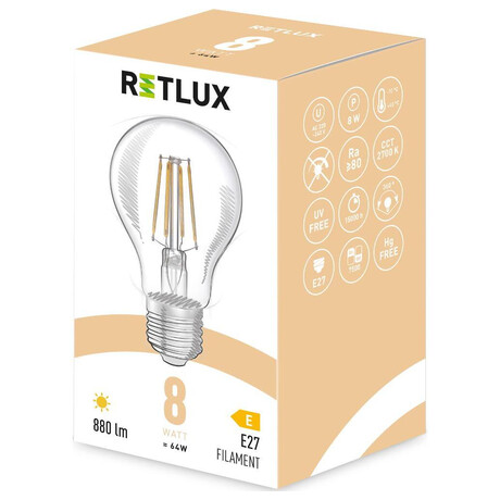 LED rovka filament Retlux RFL 402