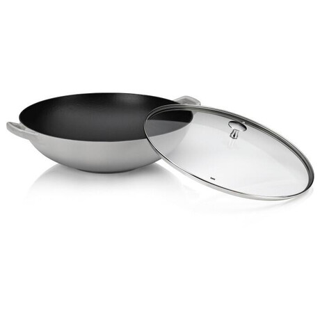 KELA Wok litinov s poklic CALIDO 36 cm ed KL-12610