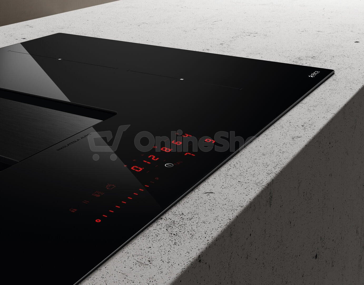 Indukční deska s odsavačem par ELICA NIKOLATESLA ALPHA BL/A/78 ...