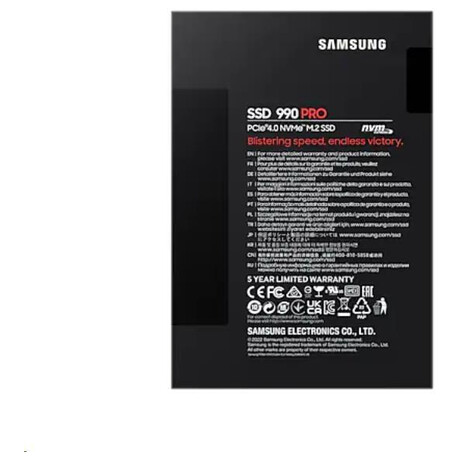 Interní SSD Samsung 990 PRO NVM, M.2 SSD 1 TB